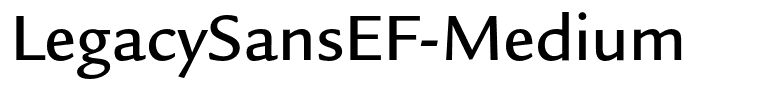 LegacySansEF-Medium