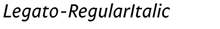 Legato-RegularItalic