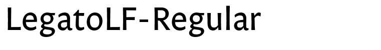 LegatoLF-Regular