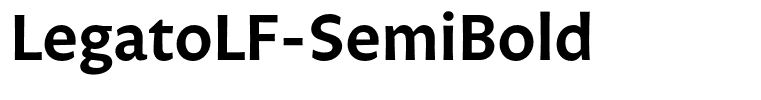 LegatoLF-SemiBold
