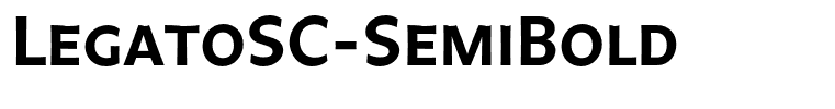 LegatoSC-SemiBold
