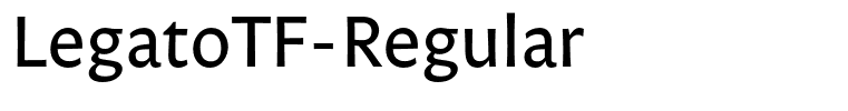 LegatoTF-Regular