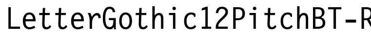 LetterGothic12PitchBT-Roman