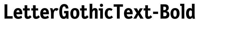 LetterGothicText-Bold