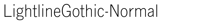 LightlineGothic-Normal