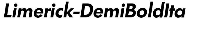 Limerick-DemiBoldIta
