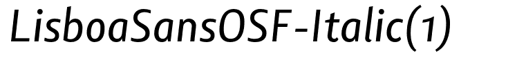 LisboaSansOSF-Italic(1)