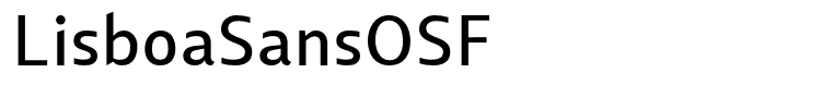 LisboaSansOSF