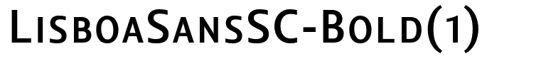 LisboaSansSC-Bold(1)