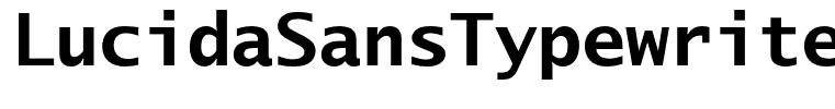 LucidaSansTypewriter-Bd