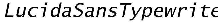 LucidaSansTypewriter-Obl