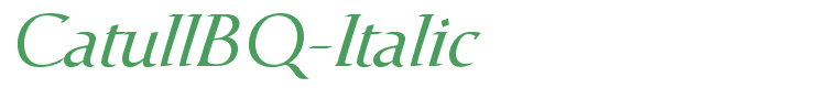 CatullBQ-Italic