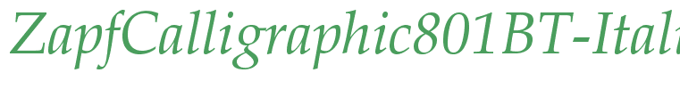 ZapfCalligraphic801BT-Italic