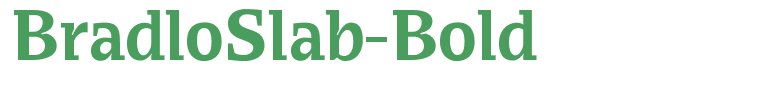 BradloSlab-Bold