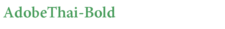 AdobeThai-Bold