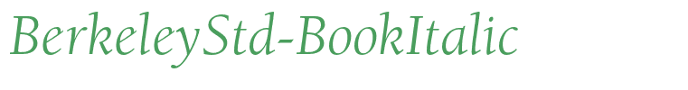 BerkeleyStd-BookItalic