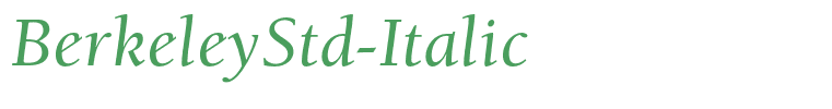 BerkeleyStd-Italic