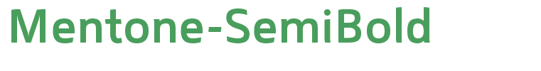 Mentone-SemiBold