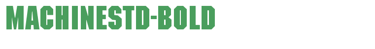 MachineStd-Bold