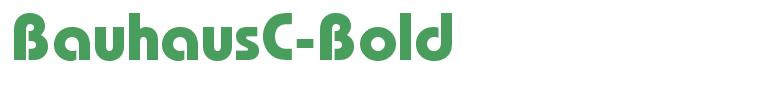 BauhausC-Bold