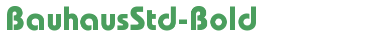 BauhausStd-Bold