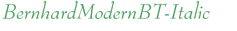 BernhardModernBT-Italic