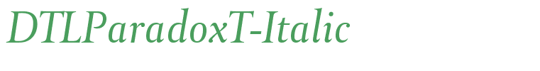 DTLParadoxT-Italic