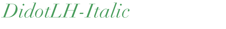 DidotLH-Italic