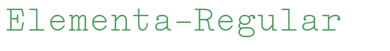 Elementa-Regular