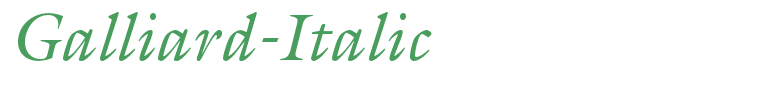 Galliard-Italic
