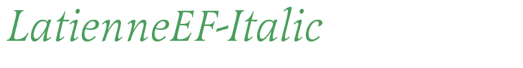 LatienneEF-Italic