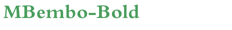 MBembo-Bold