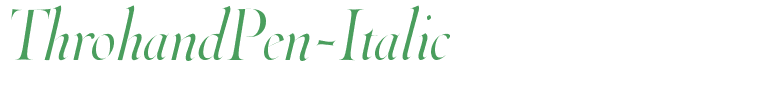 ThrohandPen-Italic