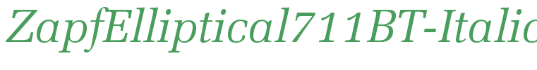 ZapfElliptical711BT-Italic