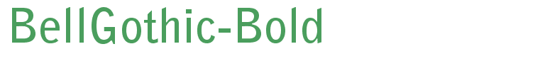 BellGothic-Bold