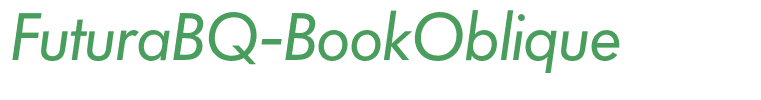 FuturaBQ-BookOblique