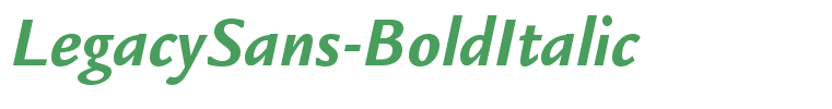 LegacySans-BoldItalic