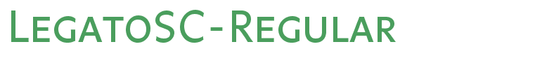LegatoSC-Regular