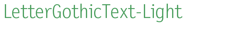 LetterGothicText-Light