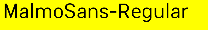 MalmoSans-Regular