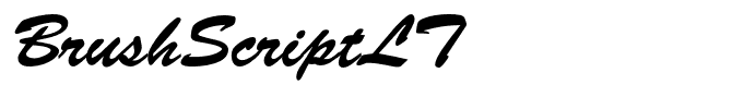 BrushScriptLT