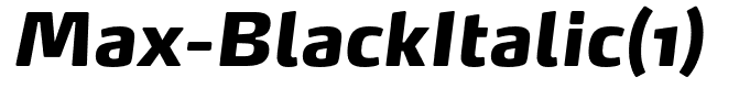 Max-BlackItalic(1)