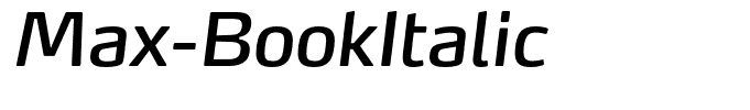 Max-BookItalic