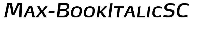 Max-BookItalicSC