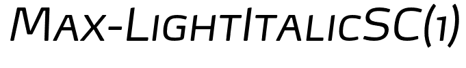 Max-LightItalicSC(1)