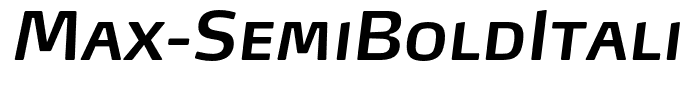 Max-SemiBoldItalicSC(1)