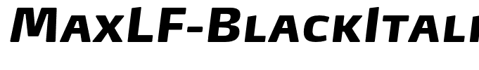 MaxLF-BlackItalicSC(1)