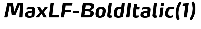MaxLF-BoldItalic(1)