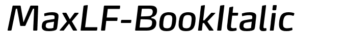 MaxLF-BookItalic