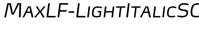 MaxLF-LightItalicSC(1)